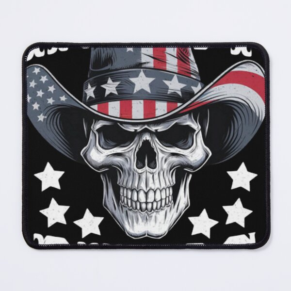 Item preview, Cool Western Cowboy Skull American Flag Us 4th Of July designed and sold by HASLNA-KHOHA.