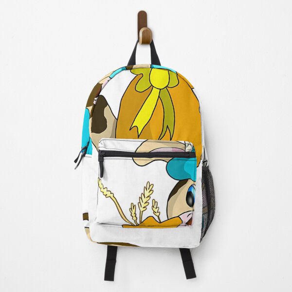 Item preview, Spotted Calf Wearing Blue Beanie Holding Sacks Of Wheat designed and sold by Beni-s.