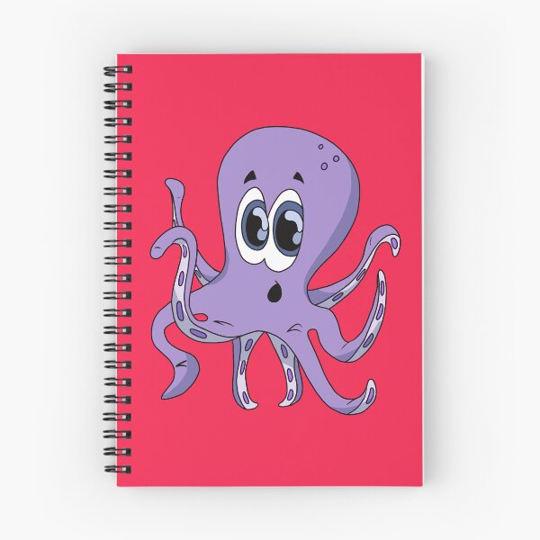 Item preview, Adorable Kawaii Surprised Octopus with Big Blue Eyes designed and sold by CozyCritters8.