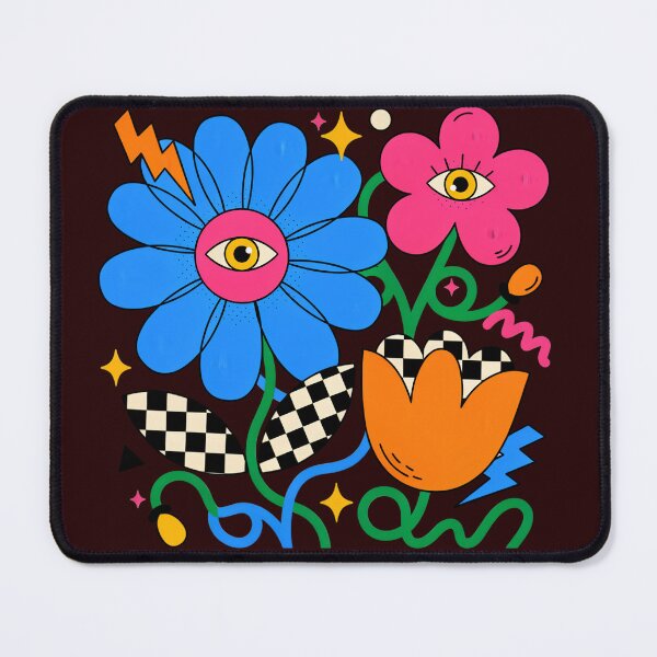 Item preview, Funky Flower Power – Retro Groovy Garden designed and sold by Sezee.