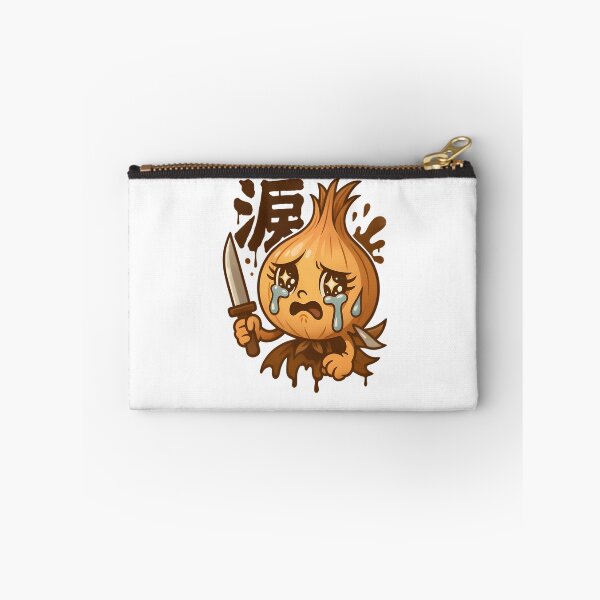 Item preview, Crying Cartoon Onion Holding Knife With Tear Drops designed and sold by Jiberale.
