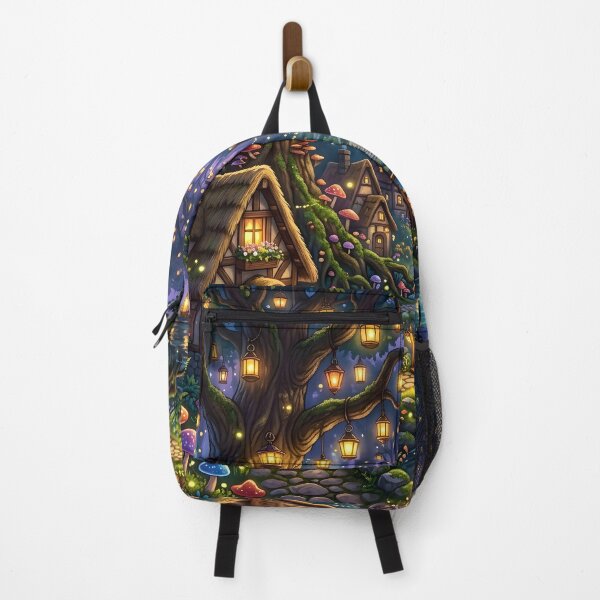 Item preview, Enchanted Forest Village at Twilight designed and sold by Herodestroyer.