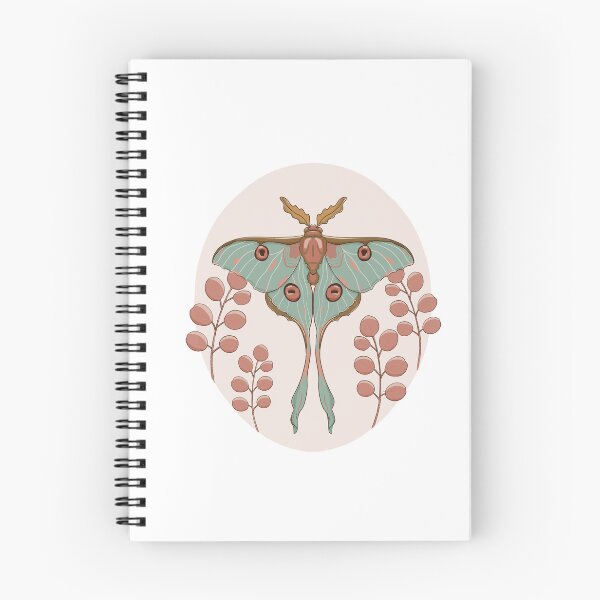 Item preview, Luna Moth & Eucalyptus - Boho Botanical Illustration designed and sold by Zymetryart.