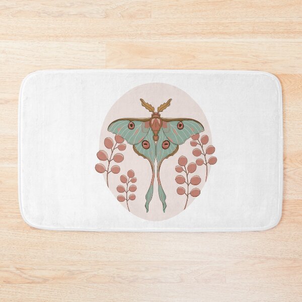 Item preview, Luna Moth & Eucalyptus - Boho Botanical Illustration designed and sold by Zymetryart.