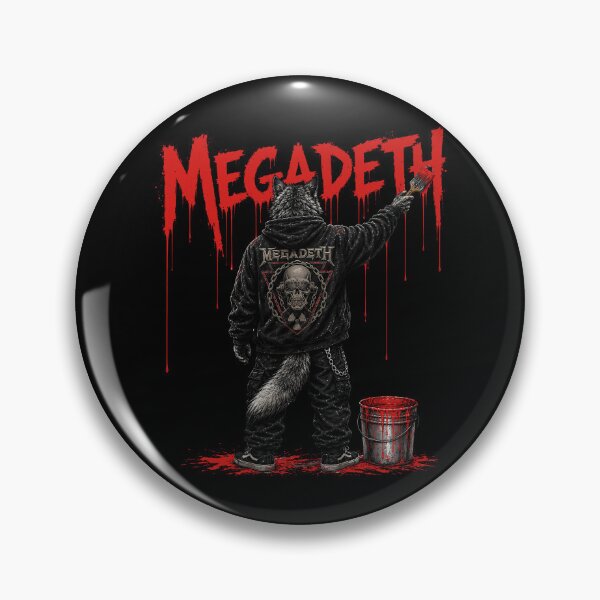 Item preview, Thrash Paint Warbird - Megadeth Metal Art designed and sold by ZHISUART.