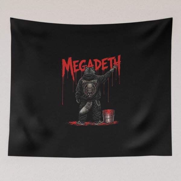 Item preview, Thrash Paint Warbird - Megadeth Metal Art designed and sold by ZHISUART.