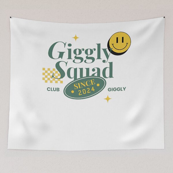Item preview, giggly squad merch  designed and sold by HuguesPicard.
