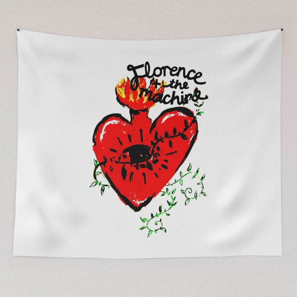 Item preview, Red Love Heart Silhouette With Black Typography designed and sold by MosiUniq.