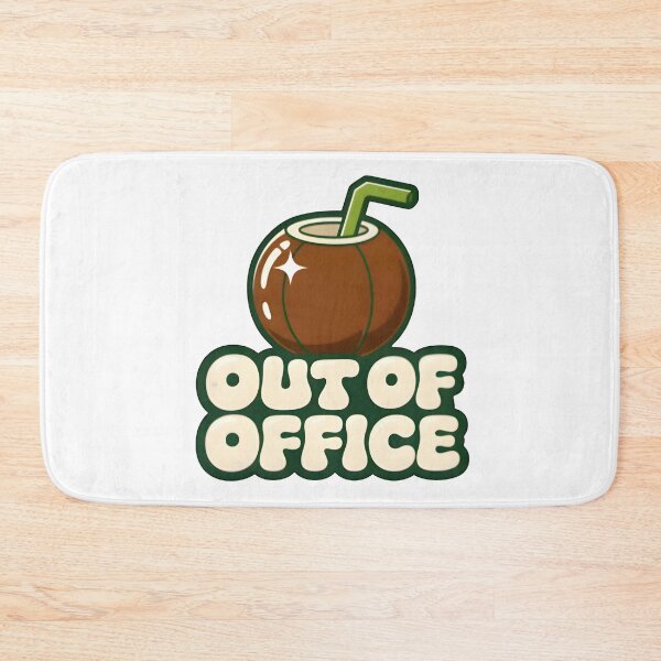 Item preview, Out Of Office Coconut Drink Tropical Vacation T-Shirt designed and sold by FestivityFinds.