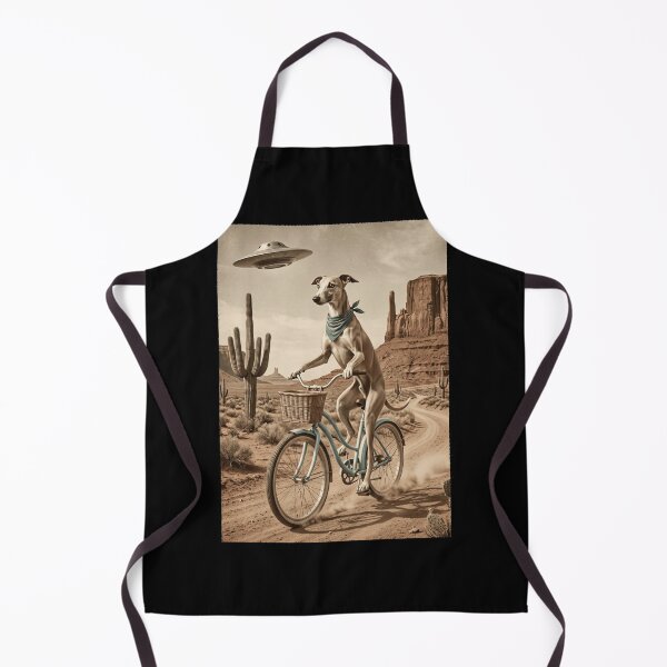Item preview, Whippet Riding Bike Wild West Western UFO Dog Lover designed and sold by dian-rody-crest.