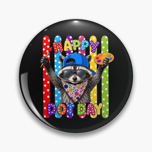 Item preview,  Feral Raccoon Happy Dot Day Stripes designed and sold by jackelmbradyt.