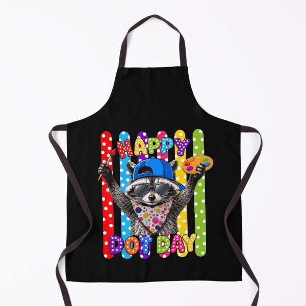 Item preview, Feral Raccoon Happy Dot Day Stripes designed and sold by jackelmbradyt.