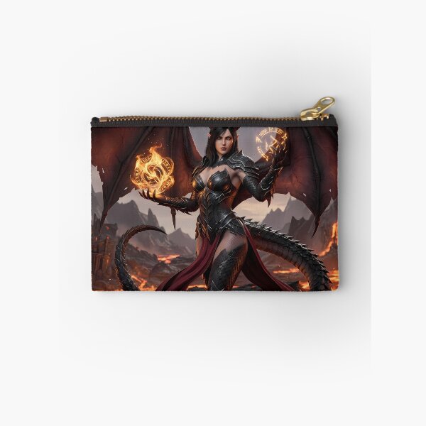 Item preview, Fiery Winged Demon Queen Succubus designed and sold by GalleryBrisArt.