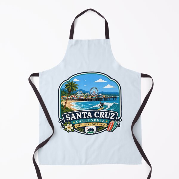 Item preview, Santa Cruz, California - Surfs Up, Good Vibes designed and sold by Myra365Art.