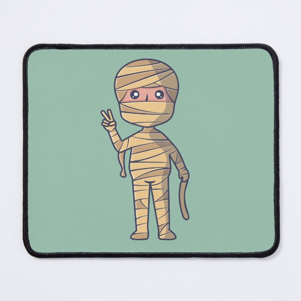 Item preview, Cute Mummy Halloween Character with Wrapped Bandages designed and sold by werezu.