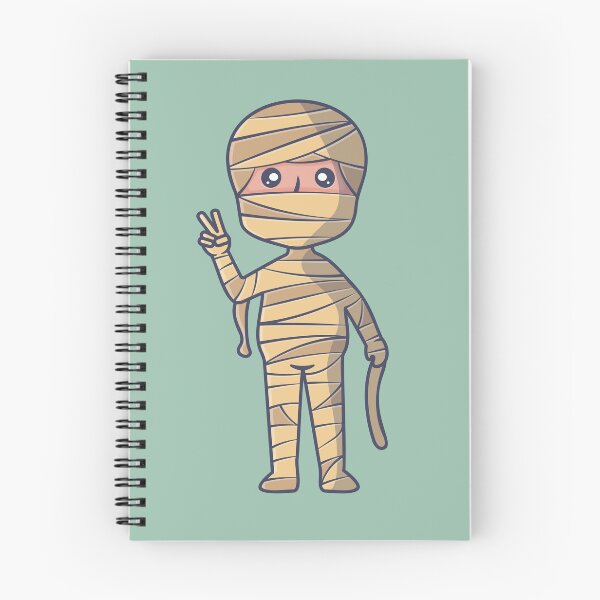 Item preview, Cute Mummy Halloween Character with Wrapped Bandages designed and sold by werezu.