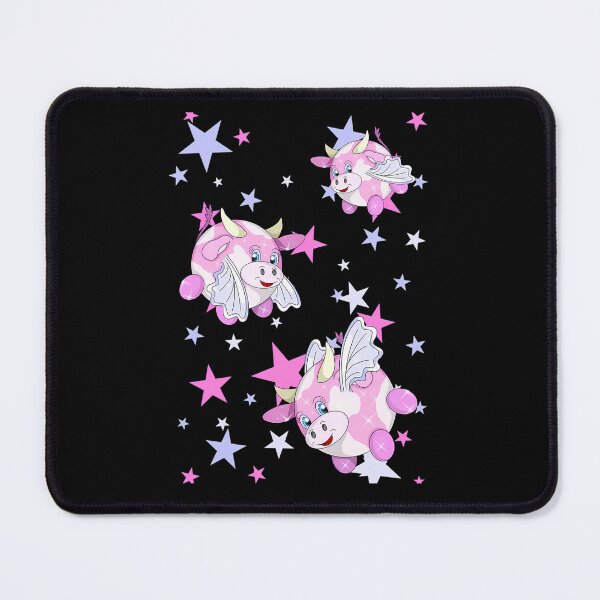Item preview, Three Flying Pink Winged Cows Among Stars designed and sold by KingdomTwelve.