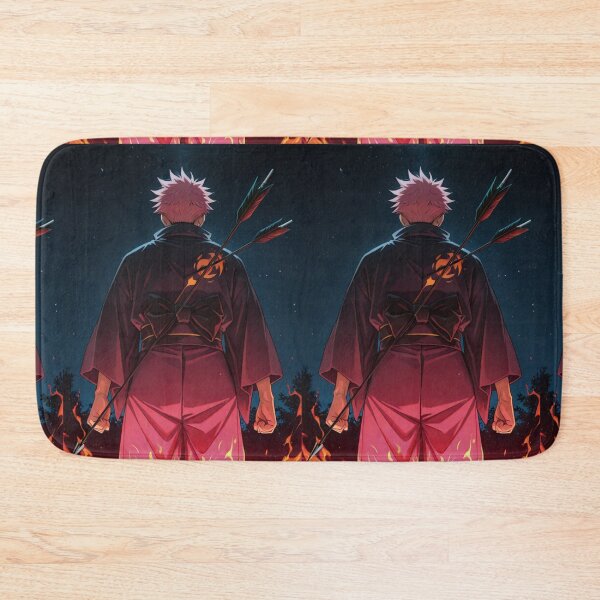 Item preview, Anime - Manga Hero in Red Kimono, Stylized Battle Scene designed and sold by AnimeShin.