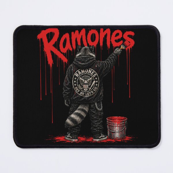 Item preview, NYC Punk Rock Panda - Ramones Street Art designed and sold by ZHISUART.