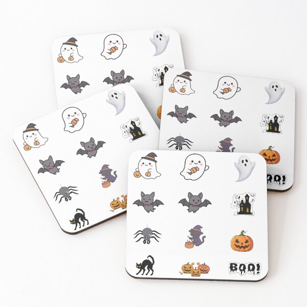 Item preview, Sticker Pack | Cute Halloween Sticker Pack | Spooky Ghosts, Cats & Pumpkins designed and sold by DigiArt8Design.