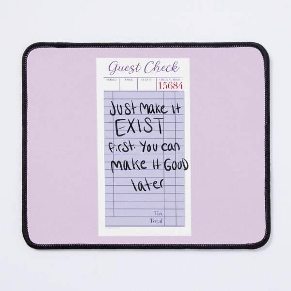Item preview, make it exist first | guest check | purple designed and sold by Sophie Louise Arts.
