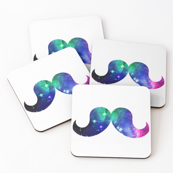Item preview, Galaxy Moustache designed and sold by cheesecakeclown.