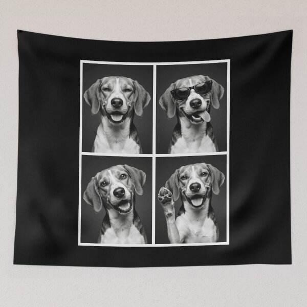 Item preview, Funny American Foxhound Selfie Photo Photobooth Dog Lover designed and sold by dian-rody-crest.