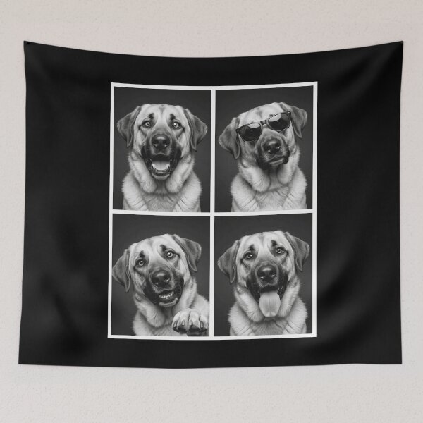 Item preview, Funny Anatolian Shepherd Dog Selfie Photo Photobooth Dog Lover designed and sold by dian-rody-crest.