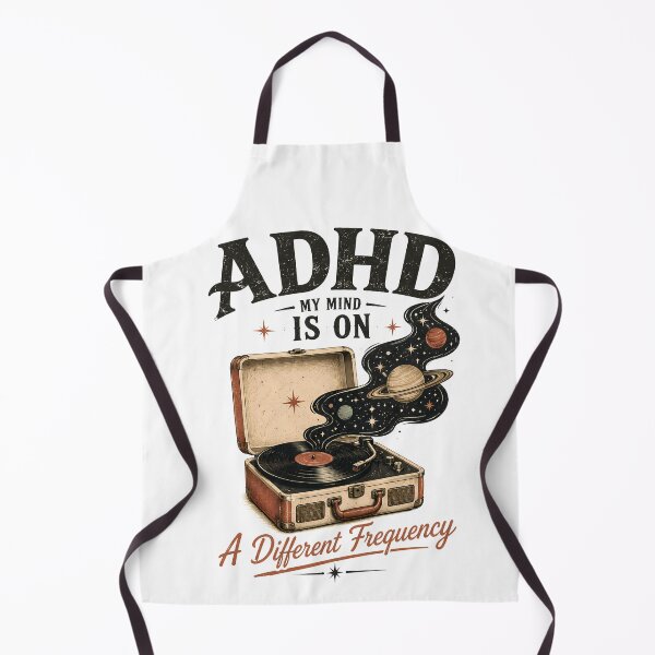 Item preview, ADHD My Mind Is On Another Frequency Neurodivergent ADHD Humor Quote designed and sold by Marti’s Shop Corner.