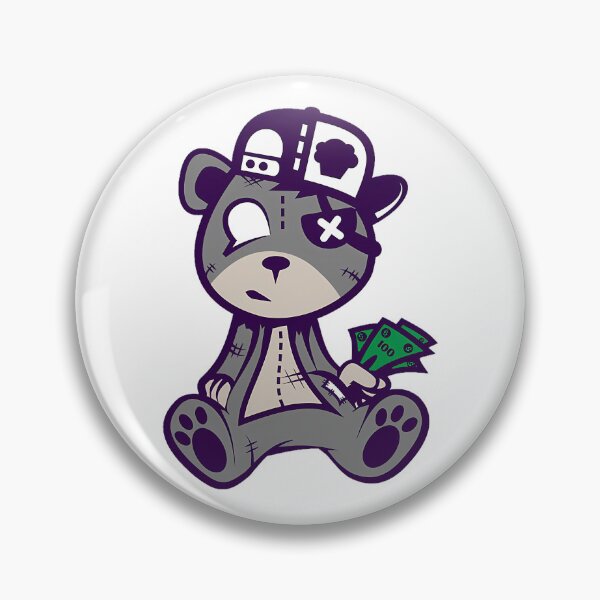 Item preview, Patchwork Teddy Bear Wearing Cap And Holding Money designed and sold by KingdomTwelve.