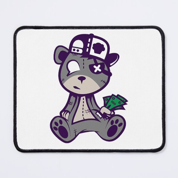 Item preview, Patchwork Teddy Bear Wearing Cap And Holding Money designed and sold by KingdomTwelve.