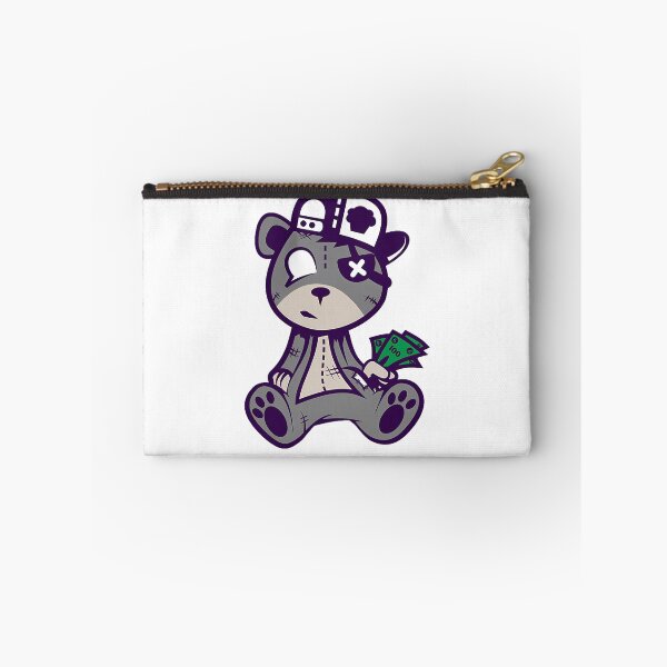 Item preview, Patchwork Teddy Bear Wearing Cap And Holding Money designed and sold by KingdomTwelve.