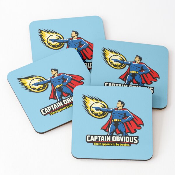 Item preview, Captain Obvious – There Appears To Be Trouble designed and sold by KungPowUnicorn.