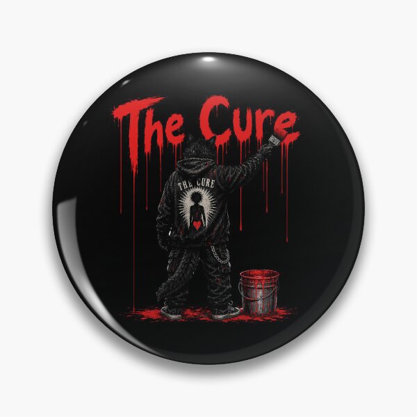 Item preview, Goth Night Painter - The Cure Cat Art designed and sold by ZHISUART.