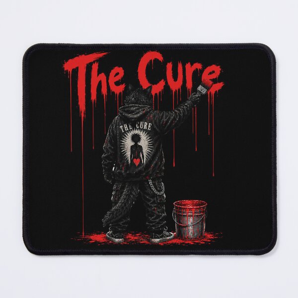 Item preview, Goth Night Painter - The Cure Cat Art designed and sold by ZHISUART.