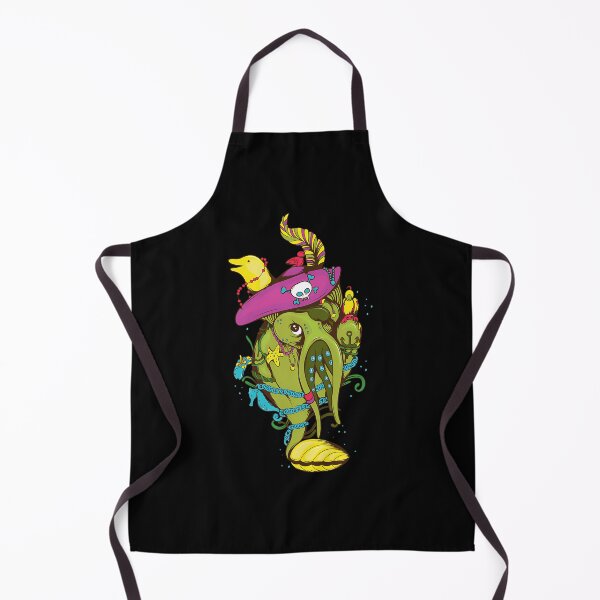Item preview, Green Cthulhu Creature Wearing Pink Pirate Hat designed and sold by KingdomTwelve.