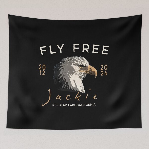 Item preview, Fly free Jackie, Jackie the Eagle Tribute designed and sold by delllsdesigns.