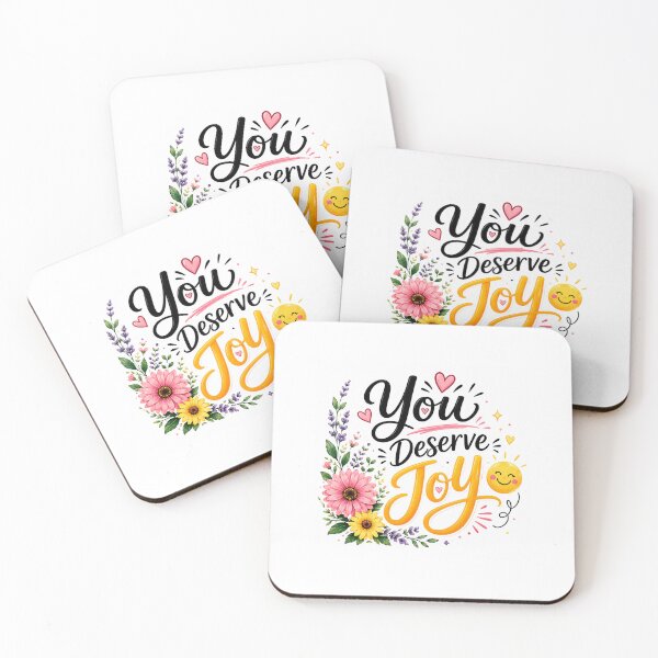 Item preview, You Deserve Joy designed and sold by KrithigaArts.