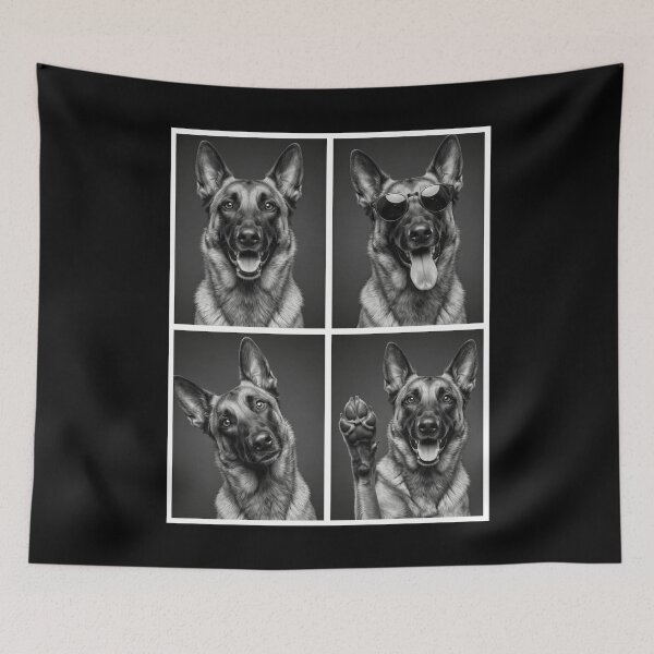 Item preview, Funny Belgian Shepherd Selfie Photo Photobooth Dog Lover designed and sold by dian-rody-crest.