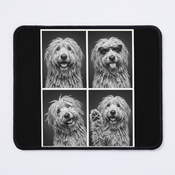 Item preview, Funny Bergamasco Shepherd Selfie Photo Photobooth Dog Lover designed and sold by dian-rody-crest.