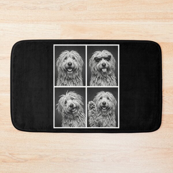 Item preview, Funny Bergamasco Shepherd Selfie Photo Photobooth Dog Lover designed and sold by dian-rody-crest.