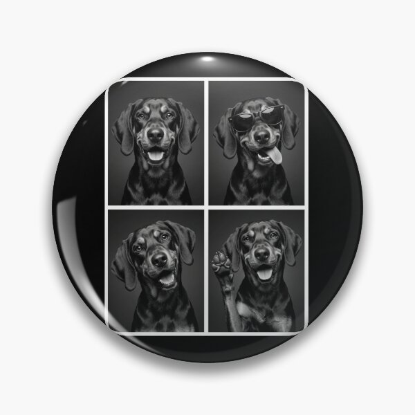 Item preview, Funny Black and Tan Coonhound Selfie Photo Photobooth Dog Lover designed and sold by dian-rody-crest.