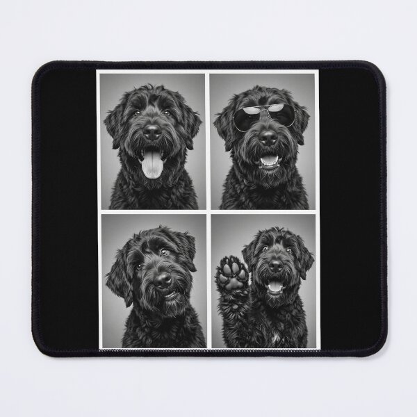 Item preview, Funny Black Russian Terrier Selfie Photo Photobooth Dog Lover designed and sold by dian-rody-crest.