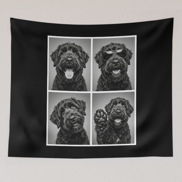 Item preview, Funny Black Russian Terrier Selfie Photo Photobooth Dog Lover designed and sold by dian-rody-crest.