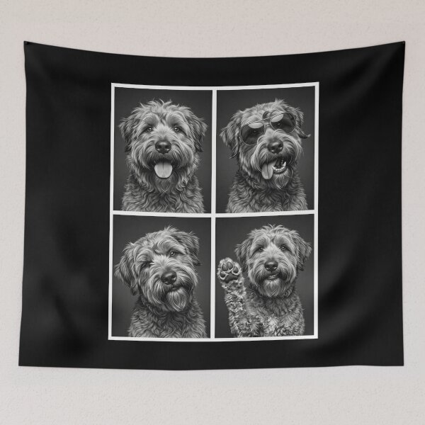 Item preview, Funny Bouvier des Flandres Selfie Photo Photobooth Dog Lover designed and sold by dian-rody-crest.