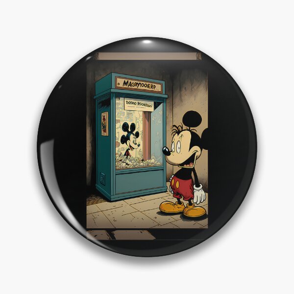 Item preview, Famous Mouse Character Looking At Claw Machine designed and sold by KingdomTwelve.