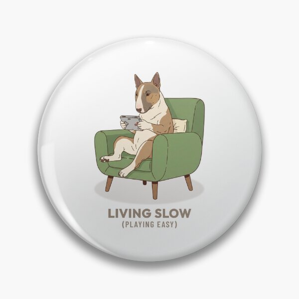Item preview, Bull Terrier Gamer Relaxing with Video Games Vintage Aesthetic designed and sold by COZY VINTAGE animal.