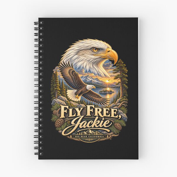 Item preview, Fly Free Jackie Big Bear Bald Eagle Memorial designed and sold by MaskedTarget.