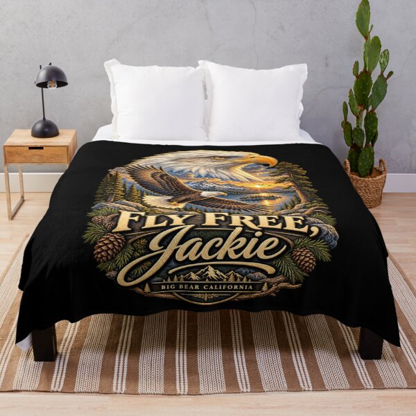 Item preview, Fly Free Jackie Big Bear Bald Eagle Memorial designed and sold by MaskedTarget.