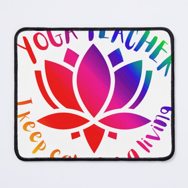 Item preview, Yoga teacher design ~ colorful rainbow lotus flower designed and sold by OmStudioz .
